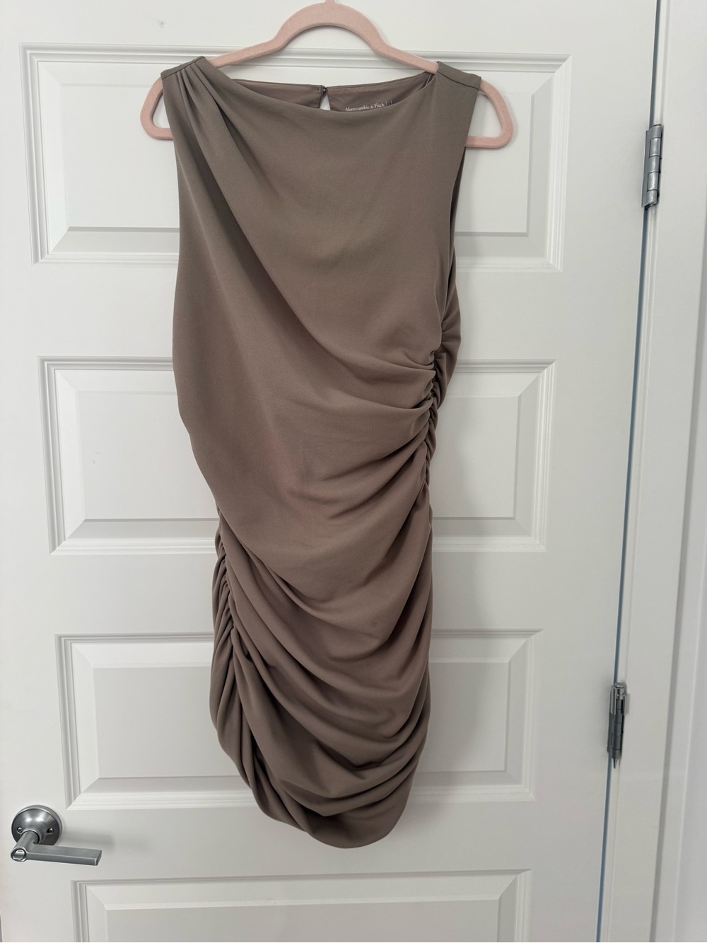 Abercrombie & Fitch Draped Ruched Mini Dress